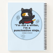 Zeichensetzung Ninja: Comic des Unglaublich witzig Notizblock (Rückseite)