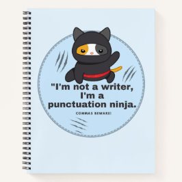 Zeichensetzung Ninja: Comic des Unglaublich witzig Notizblock