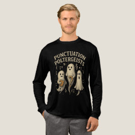 Zeichensetzung Poltergeists Ghost Halloween-Lehrer Tri-Blend Shirt