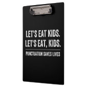 Zeichensetzung Rette Leben Klemmbrett (Links)