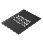 Zeichensetzung Rette Leben Notizblock (Linke Seite)