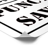 Zeichensetzung Rette Leben - Poster (Ecke)