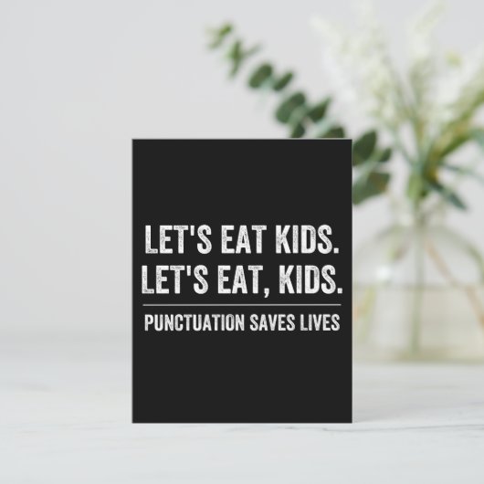 Zeichensetzung Rette Leben Save The Date (Stehend Vorderseite)