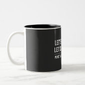 Zeichensetzung Rette Leben Zweifarbige Tasse (Links)