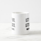 Zeichensetzung Rette Lives Grammar Funny Kaffeetasse (Mittel)