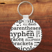 Zeichensetzung Schlüsselanhänger (Vorderseite)