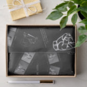 Zeichensprache-Fotogramm Seidenpapier (Geschenk)