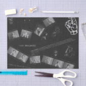 Zeichensprache-Fotogramm Seidenpapier (Handwerk)