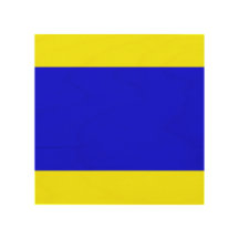 Zeichensprache für Seeschiffe Buchstabe D "Delta"