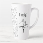 ZEICHENSPRACHE MILCHTASSE (Rechts)