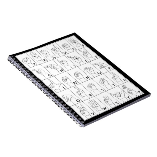 ZEICHENSPRACHE NOTIZBLOCK (Rechte Seite)