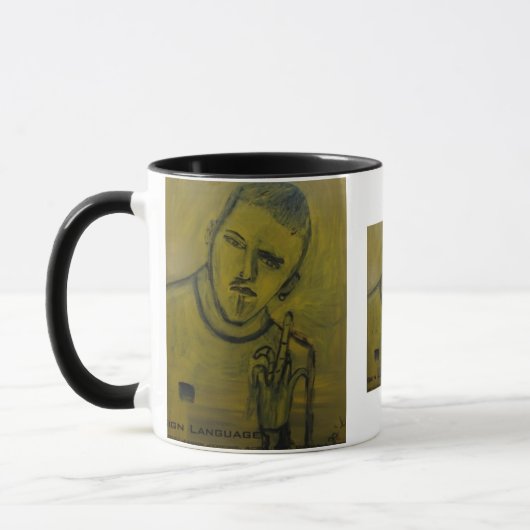 Zeichensprache Tasse (Links)