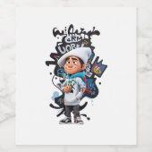 Zeichensprayboy Weinetikett (Einzelnes Label)