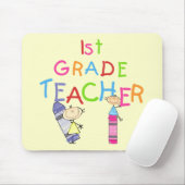 Zeichenstift-1. Grad-Lehrer-T-Shirts und Geschenke Mousepad (Mit Mouse)