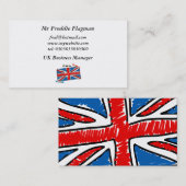 Zeichenstift-Gewerkschafts-Jack, Visitenkarte (Vorne/Hinten)