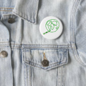 Zeichenstift-grüne Kugel Button (Beispiel)