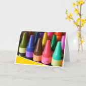 Zeichenstift-Gruß-Karte Karte (Gelbe Blume)