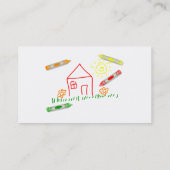 Zeichenstift-Haus, Visitenkarte (Rückseite)