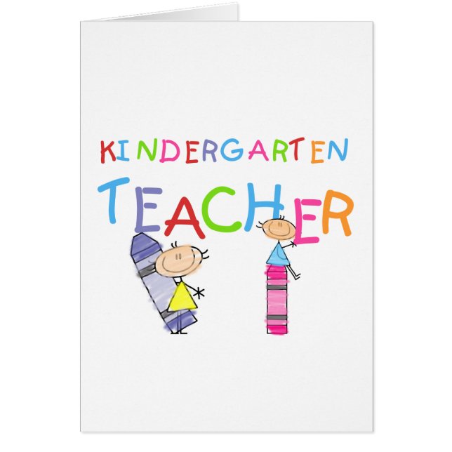 Zeichenstift-Kindergärtnerin-T-Shirts und (Vorne)
