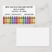 Zeichenstift-Kindertagesstätte Visitenkarte (Vorne/Hinten)