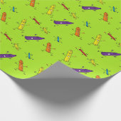 Zeichenstift-Packpapier Geschenkpapier (Ecke)