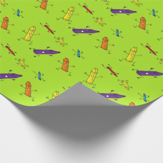 Zeichenstift-Packpapier Geschenkpapier (Ecke)