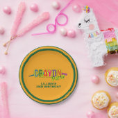 Zeichenstift-Party Pappteller (Party)