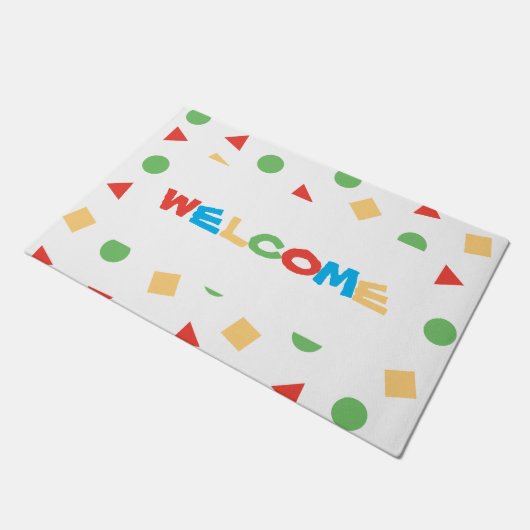 Zeichenstift Shinchan Pyjamas inspirierten buntes Fußmatte (Schrägansicht)