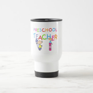 Zeichenstift-Vorschullehrer-T-Shirts und Geschenke Reisebecher