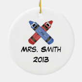 Zeichenstifte Keramikornament (Hinten)