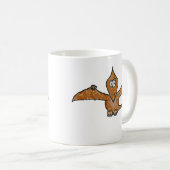 Zeichenstiftpterodactyl-Dinosaurier-Sammlung Kaffeetasse (VorderseiteRechts)