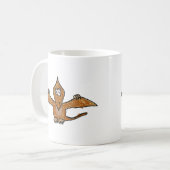 Zeichenstiftpterodactyl-Dinosaurier-Sammlung Kaffeetasse (Vorderseite Links)