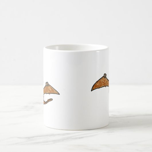 Zeichenstiftpterodactyl-Dinosaurier-Sammlung Kaffeetasse (Mittel)