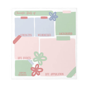 Zeichentabelle Lernkommentar Notizblock