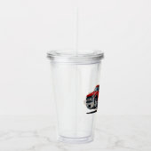 Zeichentrick-Auto Acryltrinkbecher (Rechts)