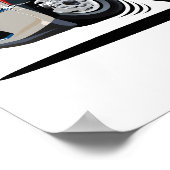 Zeichentrick-Auto Poster (Ecke)