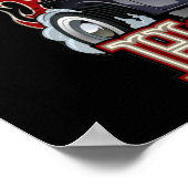 Zeichentrick-Auto Poster (Ecke)