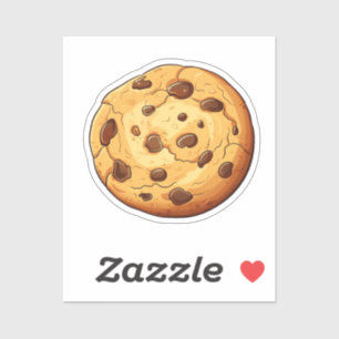 Zeichentrick-Cookie Aufkleber
