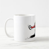 Zeichentrick-Dragster Kaffeetasse (Links)
