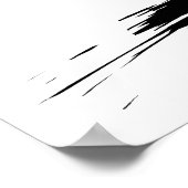 Zeichentrick-Dragster Poster (Ecke)