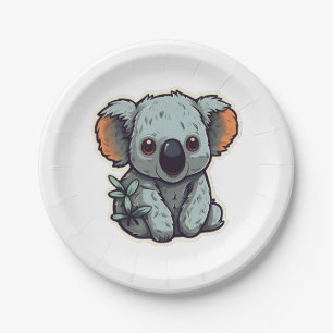 ZEICHENTRICK-KOALA-BÄR PAPPTELLER