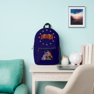 Zeichentrick-LKW Bedruckter Rucksack
