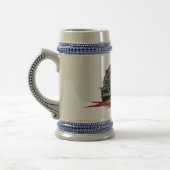 Zeichentrick-LKW Bierglas (Links)