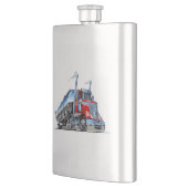 Zeichentrick-LKW Flachmann (Links)