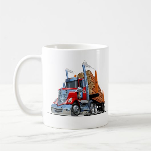 Zeichentrick-LKW Kaffeetasse (Links)