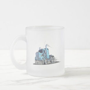 Zeichentrick-LKW Mattglastasse