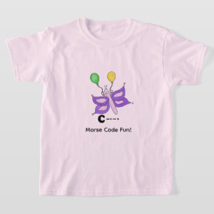 Zeichentrick-Morsencode für Kinder!  Buchstabe D T-Shirt