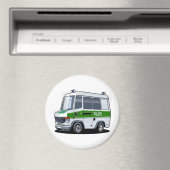 Zeichentrick-Polizeivan Magnet (In Situ (Geschirrspüler))