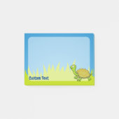 Zeichentrick-Schildkröte Post-it Klebezettel (Vorderseite)