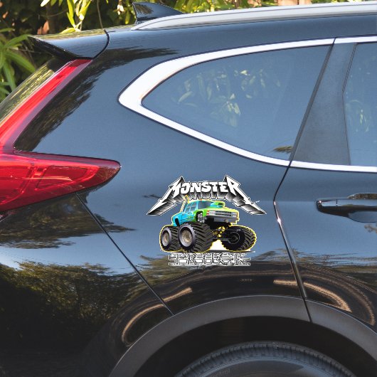 Zeichentrickauto Aufkleber (Auto Seite)